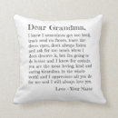 Search for granny cushions Typography