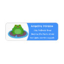 Search for lily pad return address labels Amphibian
