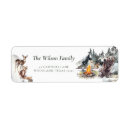 Search for woodlands return address labels 1st birthday