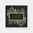 Search for christmas wedding napkins Black