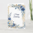 Search for sophisticated birthday cards Gold