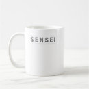Search for funny karate mugs Sensei