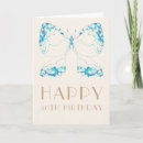 Search for blue butterfly birthday cards Elegant