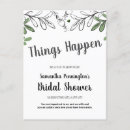 Search for rescheduled bridal shower invitations Postponed