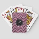 Search for chevron playing cards Girly