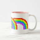 Search for 8 bit pixel mugs Rainbow