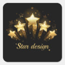 Search for five stars stickers Black