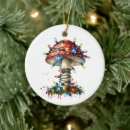 Search for vintage mushroom christmas tree decorations Whimsical