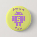 Search for cartoon robots badges Cute