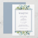 Search for dusty blue eucalyptus wedding invitations Spring summer fall
