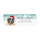 Search for saint bernard return address labels Puppy