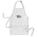 Search for matching for couples aprons Mr and mrs
