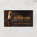 Search for recording studio business cards Vocalist