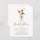 Search for rustic sunflower bridal shower invitations Mason jar