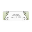 Search for swirls return address labels Vintage