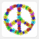 Search for flower power design stickers Hippie
