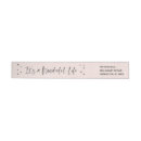 Search for charming return address labels Pink