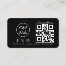 Search for virtual business cards Modern bold