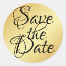 Search for black gold save the date stickers Script