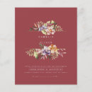 Search for red rose collection wedding invitations Modern