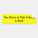 Search for deaf bumper stickers Hearing