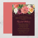 Search for peach and gold bridal shower invitations Modern