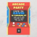 Search for gamer birthday invitations Retro