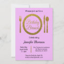 Search for brunch birthday invitations Gold