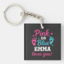 Search for boy baby shower key rings Gender reveal