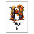 Search for pumpkins table cards Fall party