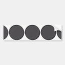 Search for gray pattern bumper stickers Black