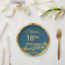 Search for music notes paper plates Gold