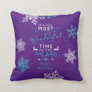 Search for purple christmas cushions Snow