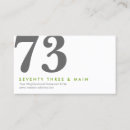 Search for numbered business cards Accountant