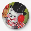 Search for vintage snowman plates Cute