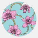 Search for pink orchid stickers Flower