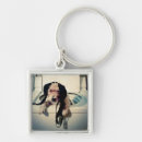 Search for bizarre key rings Domestic animals
