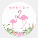 Search for watercolor flamingo stickers Baby shower