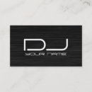 Search for party business cards Music