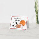 Search for basketball birthday cards Soccer