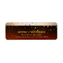Search for gold sunset return address labels Elegant