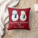 Search for first christmas cushions Couple