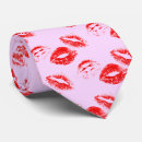 Search for red lips ties Kiss