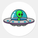 Search for ufo cartoon stickers Flying saucer