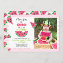 Search for watermelon 1st birthday invitations Girl's first birthday