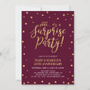 Search for burgundy anniversary invitations 50th