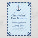 Search for anchor birthday invitations Modern