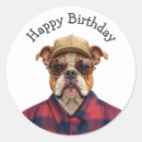 Search for birthday bulldog stickers Pet