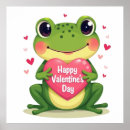 Search for frog lover posters Valentine