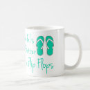 Search for life is better flip flops mugs Vacation